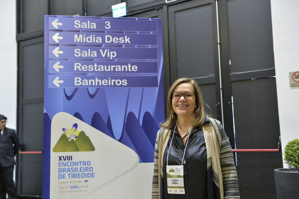 Dra. Célia Nogueira - Presidente do Departamento de Tireoide e do EBT 2018