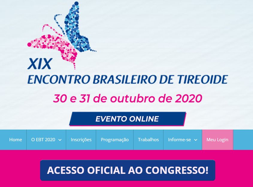 EBT 2018: Aplicativo do Evento – Departamento de Tireoide da SBEM